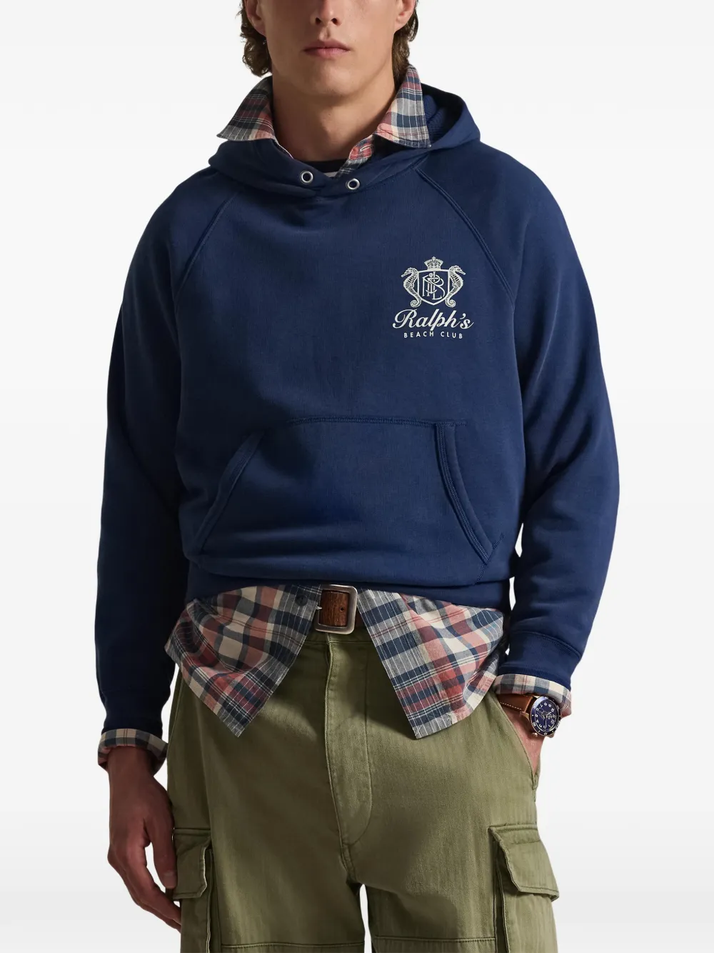 Polo Ralph Lauren Hoodie met logoprint Blauw
