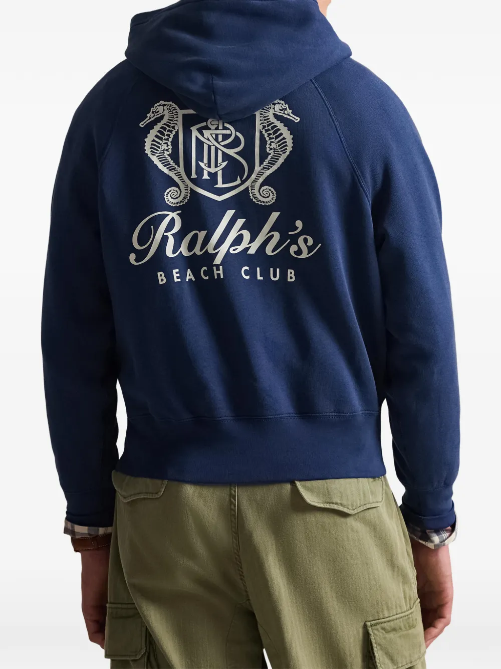 Polo Ralph Lauren Hoodie met logoprint Blauw