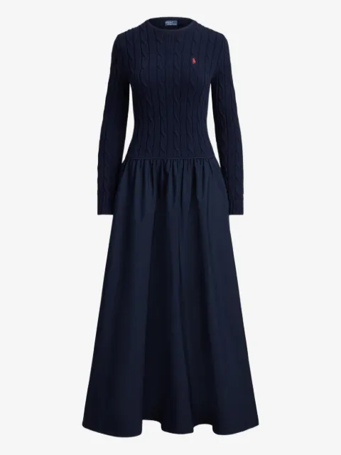 Polo Ralph Lauren maxi cable-knit dress