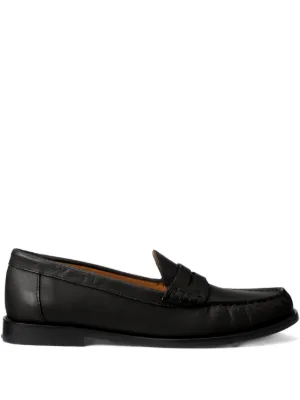 A.P.C. レザーローファー | ブラック | FARFETCH JP