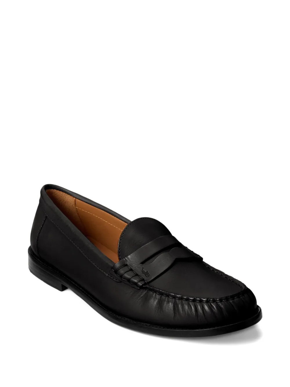 Polo Ralph Lauren Leren loafers Zwart