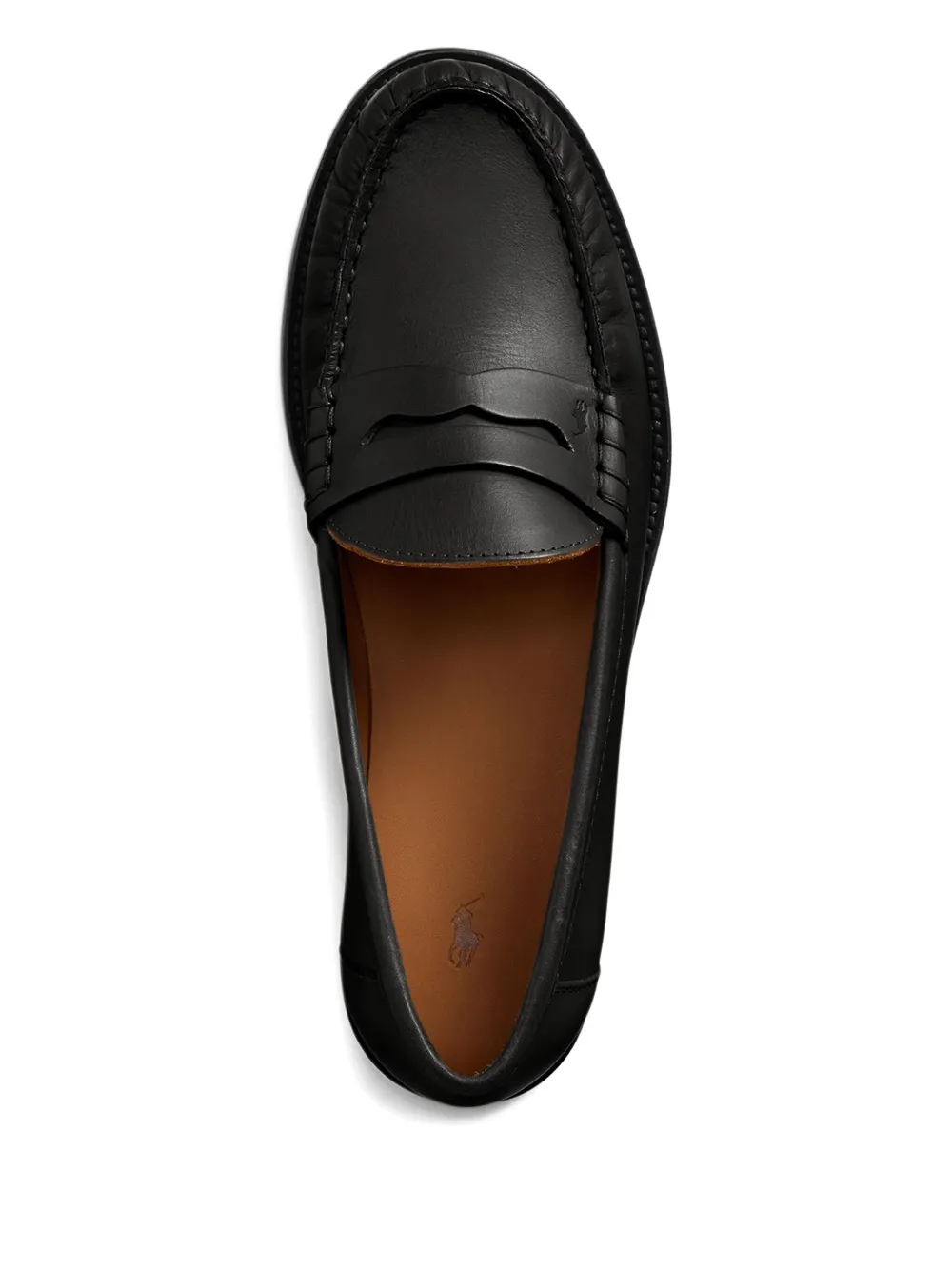 Polo Ralph Lauren Leren loafers Zwart