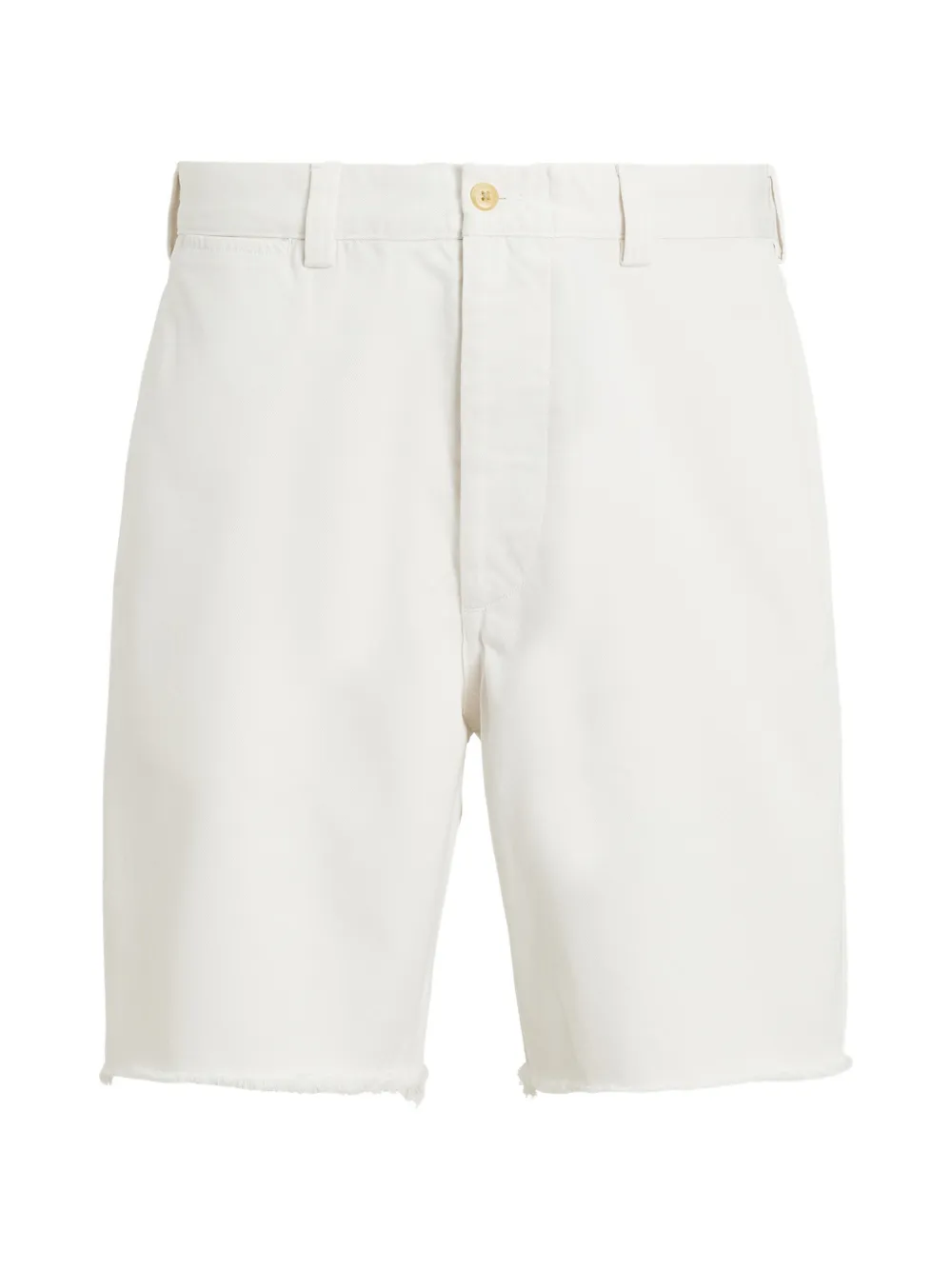 Polo Ralph Lauren Jeans-Shorts mit ausgefranstem Saum - Weiß