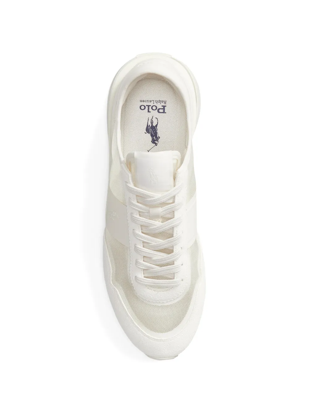 Polo Ralph Lauren Train 89 sneakers met tonale strepen Wit