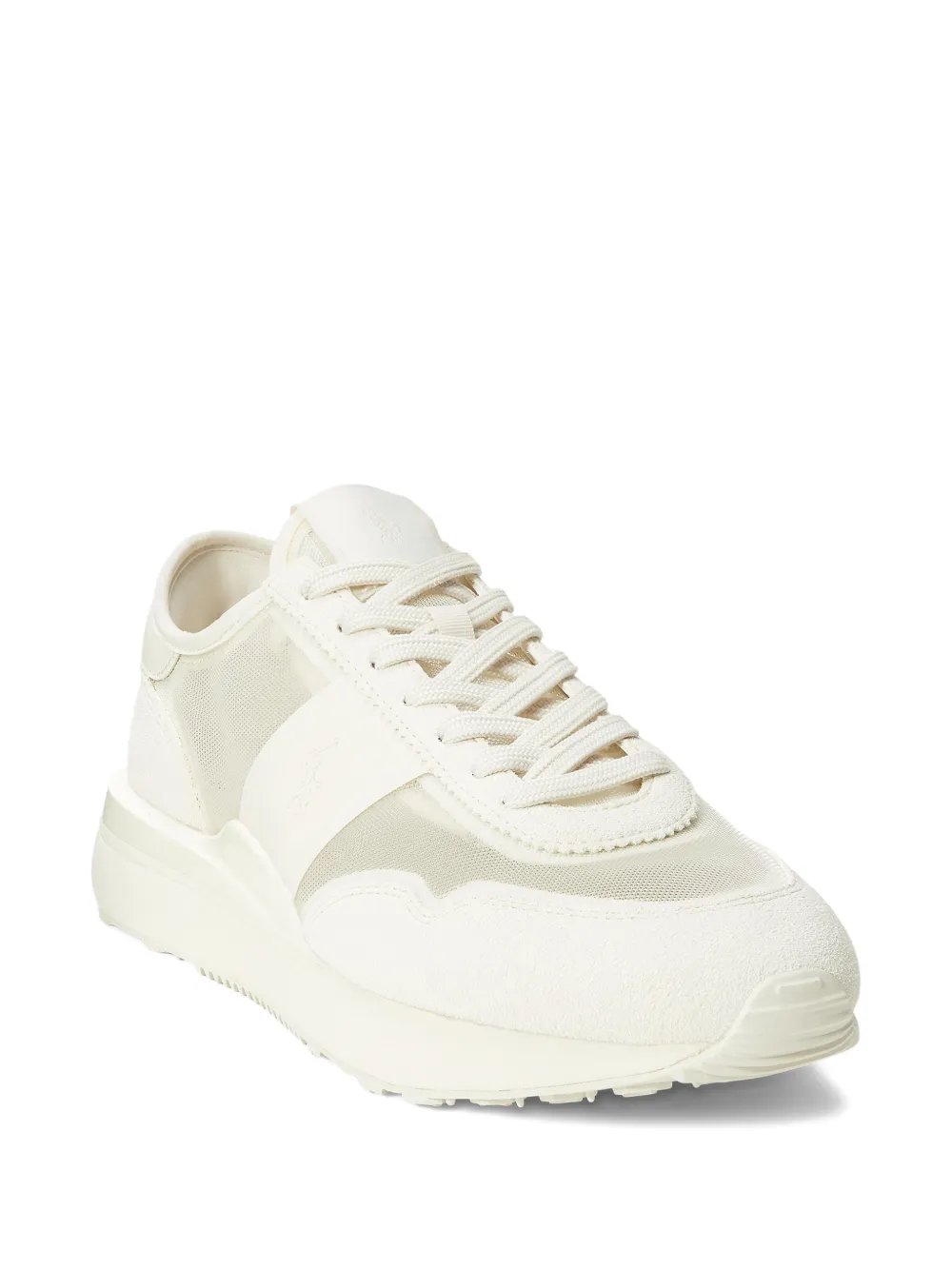 Polo Ralph Lauren Train 89 sneakers met tonale strepen Wit