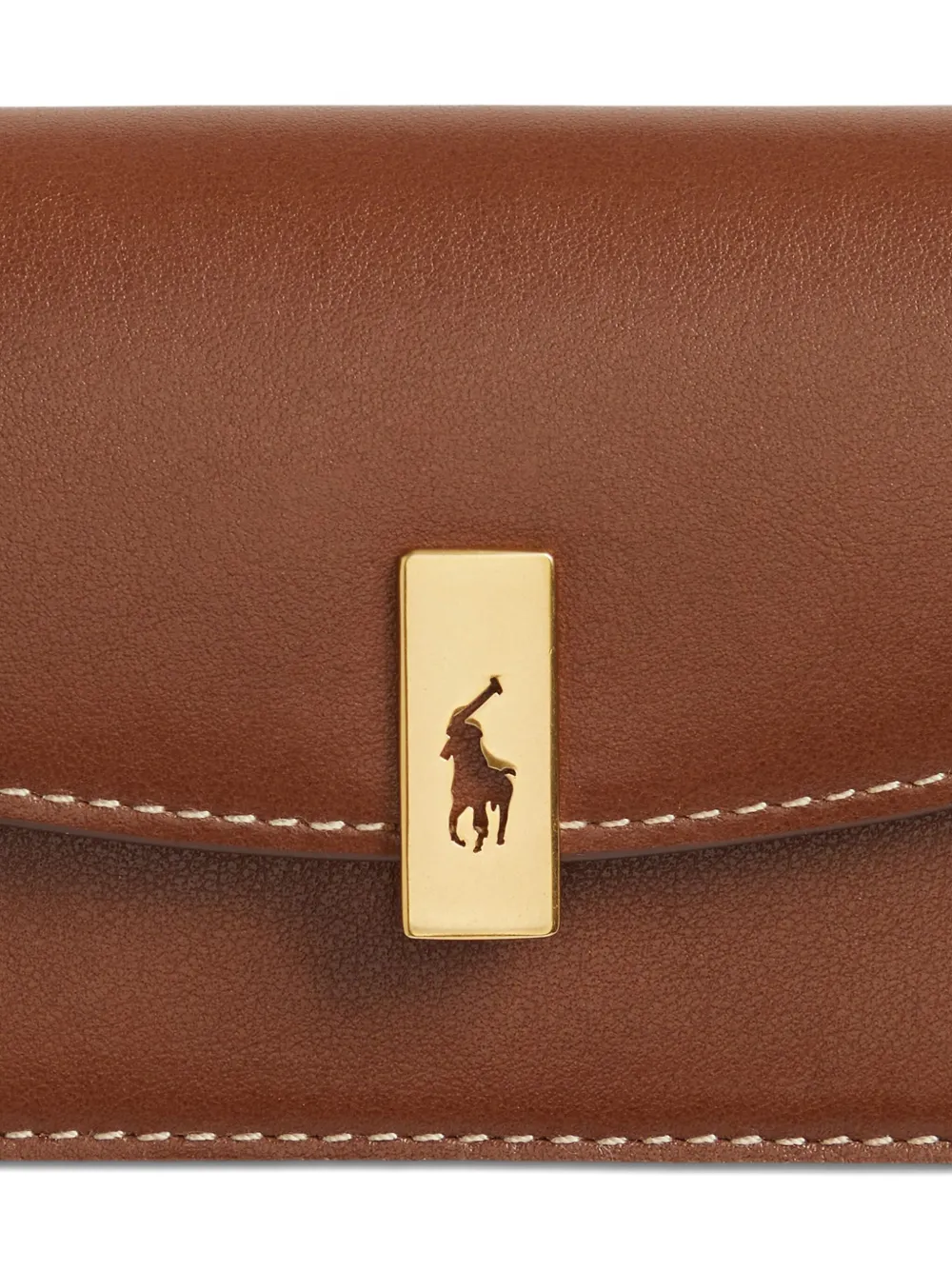 Polo Ralph Lauren Logo-plaque Leather Wallet In Multi