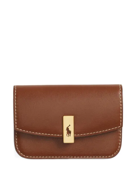 Polo Ralph Lauren logo-plaque leather wallet