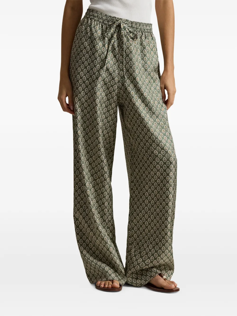 floral-print palazzo pants