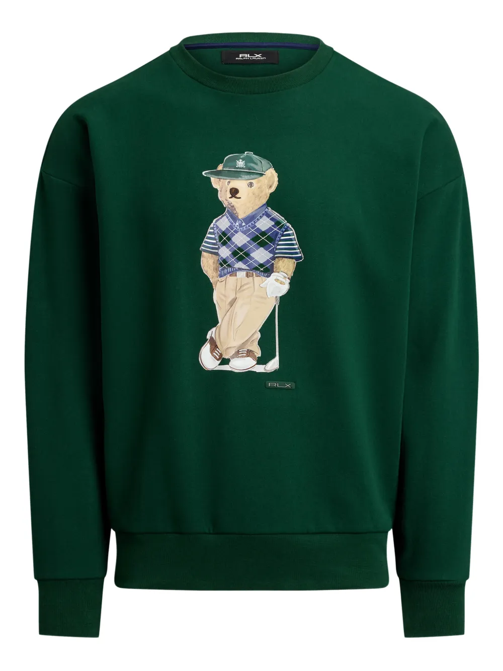 RLX Ralph Lauren Felpa con stampa - Verde