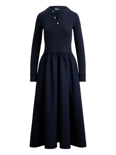 Polo Ralph Lauren panelled midi dress