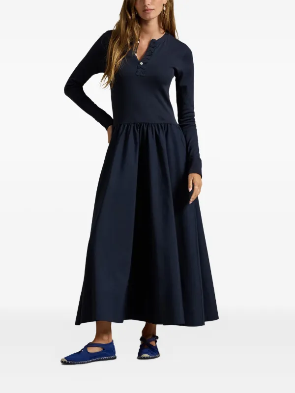 ralph lauren midi dress Polo button-up | White Imported. Polo Ralph Lauren Panelled Midi