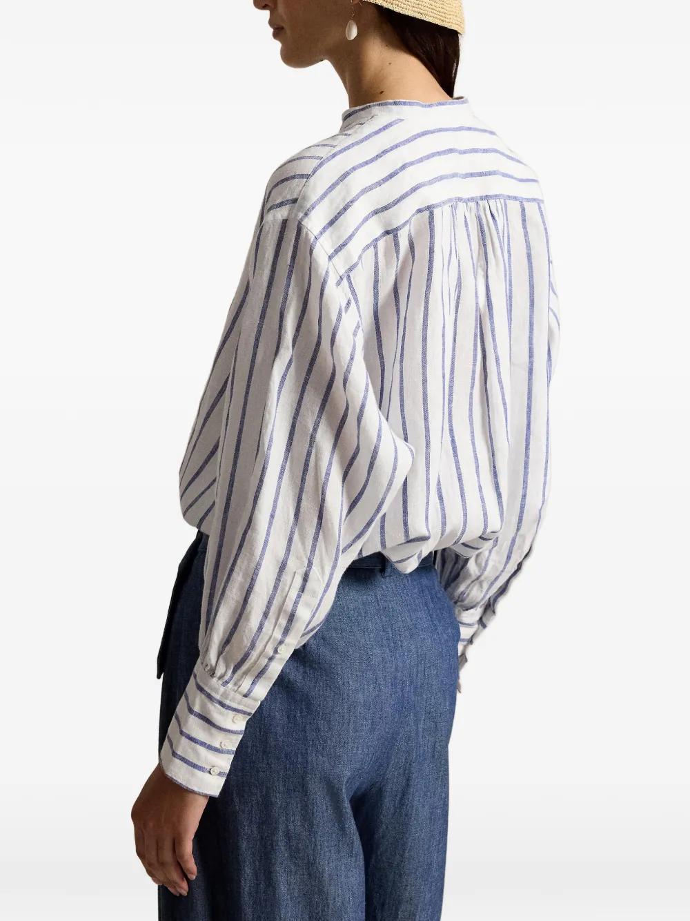 Polo Ralph Lauren Sara linnen blouse Wit