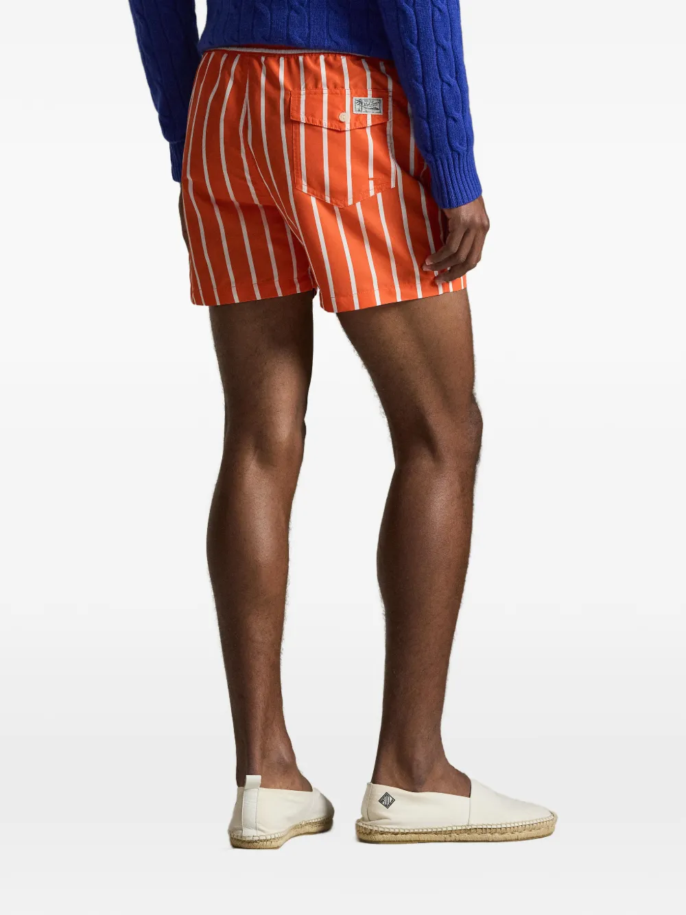 Polo Ralph Lauren Gestreepte zwembroek Oranje