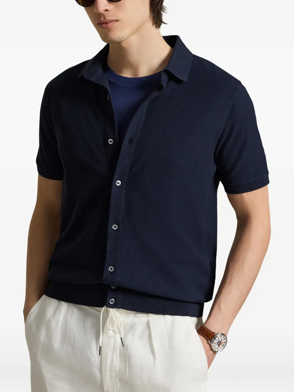 Polo Ralph Lauren Overhemd met korte mouwen Blauw