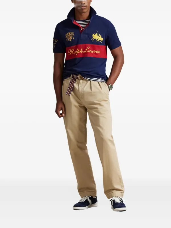 Polo Ralph Lauren crest-embroidered Polo Shirt | Blue | FARFETCH