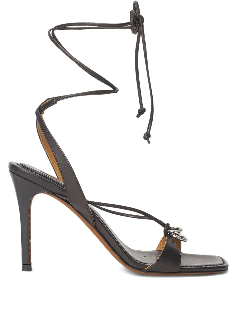 Polo Ralph Lauren 45 mm satijnen slingback pumps met kralen Zwart