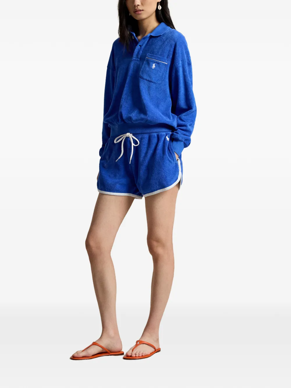 Polo Ralph Lauren Poloshirt met lange mouwen Blauw