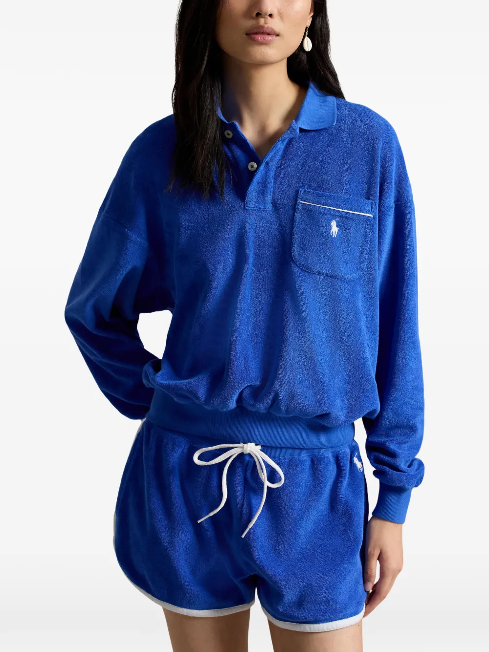 Polo Ralph Lauren Poloshirt met lange mouwen Blauw