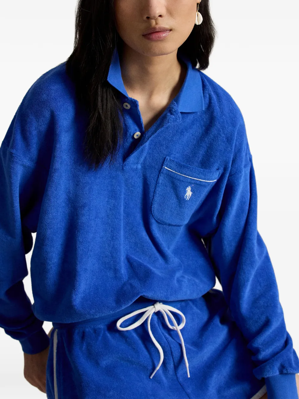 Polo Ralph Lauren Poloshirt met lange mouwen Blauw