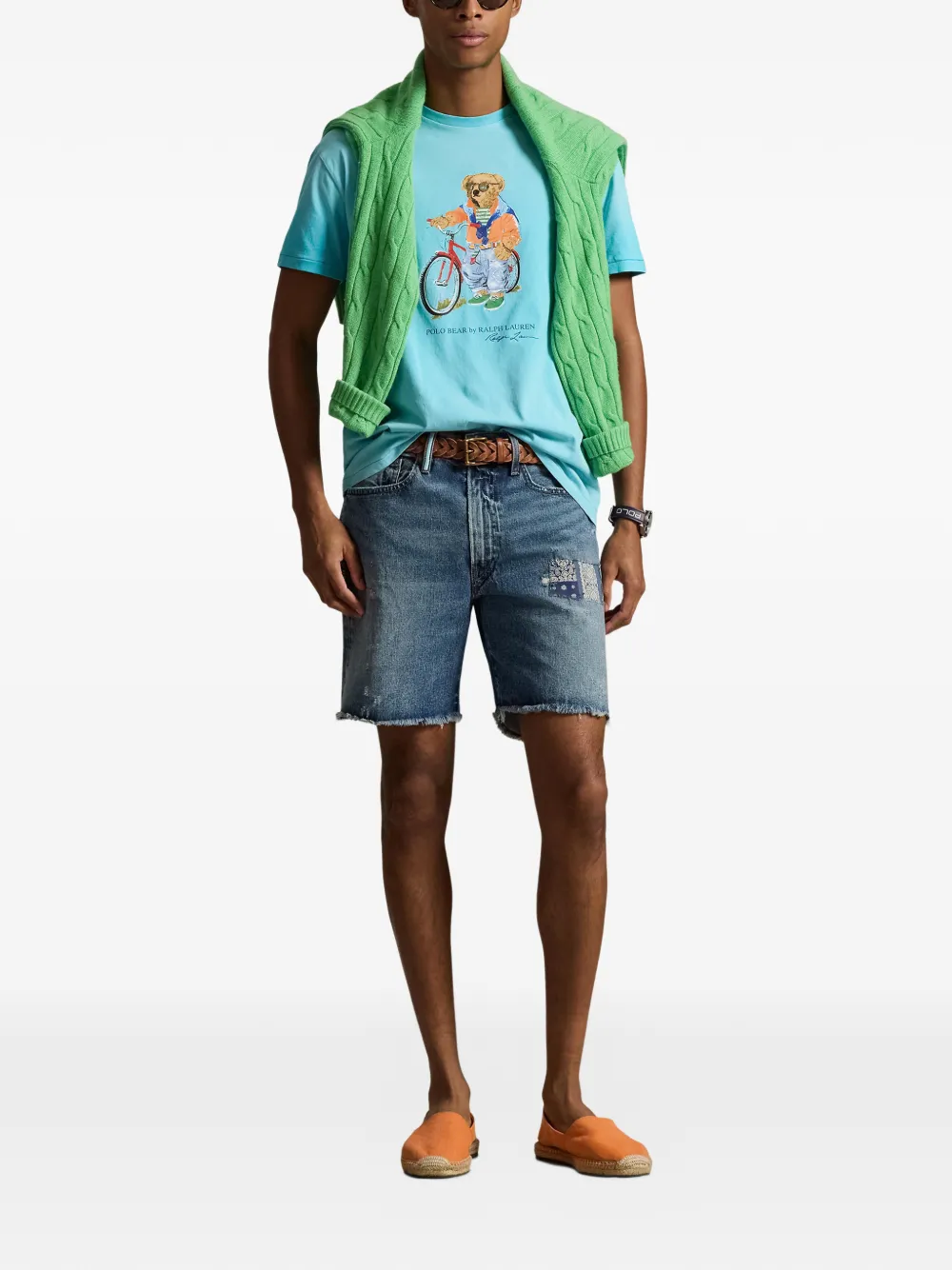 Polo Ralph Lauren T-shirt met print Blauw
