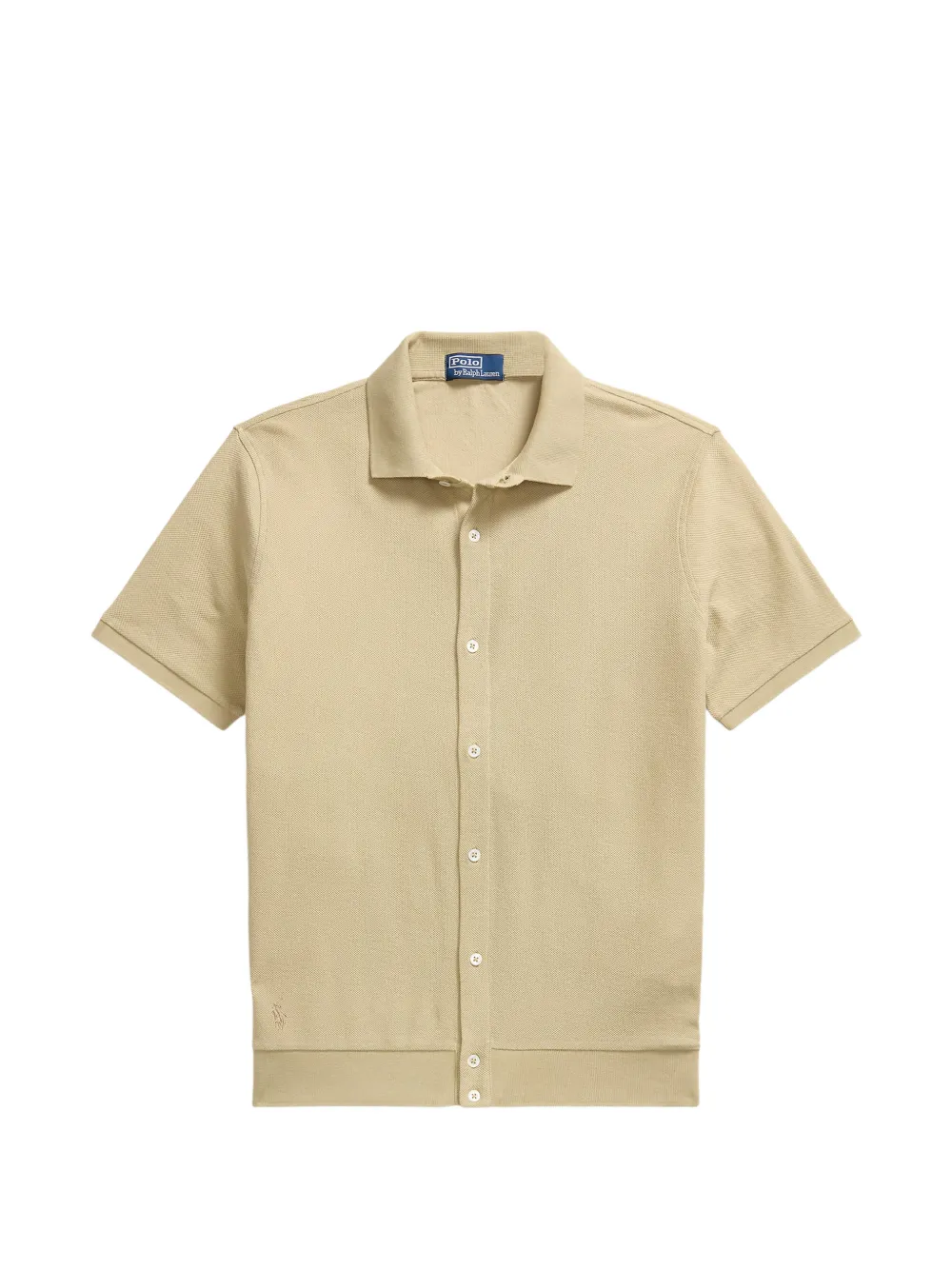 Polo Ralph Lauren honeycomb-textured shirt - Toni neutri