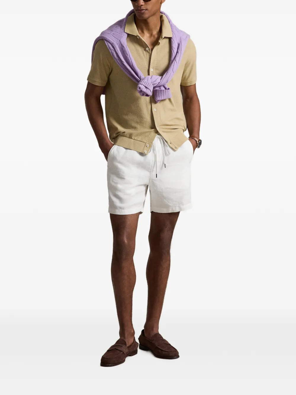  honeycomb-textured shirt