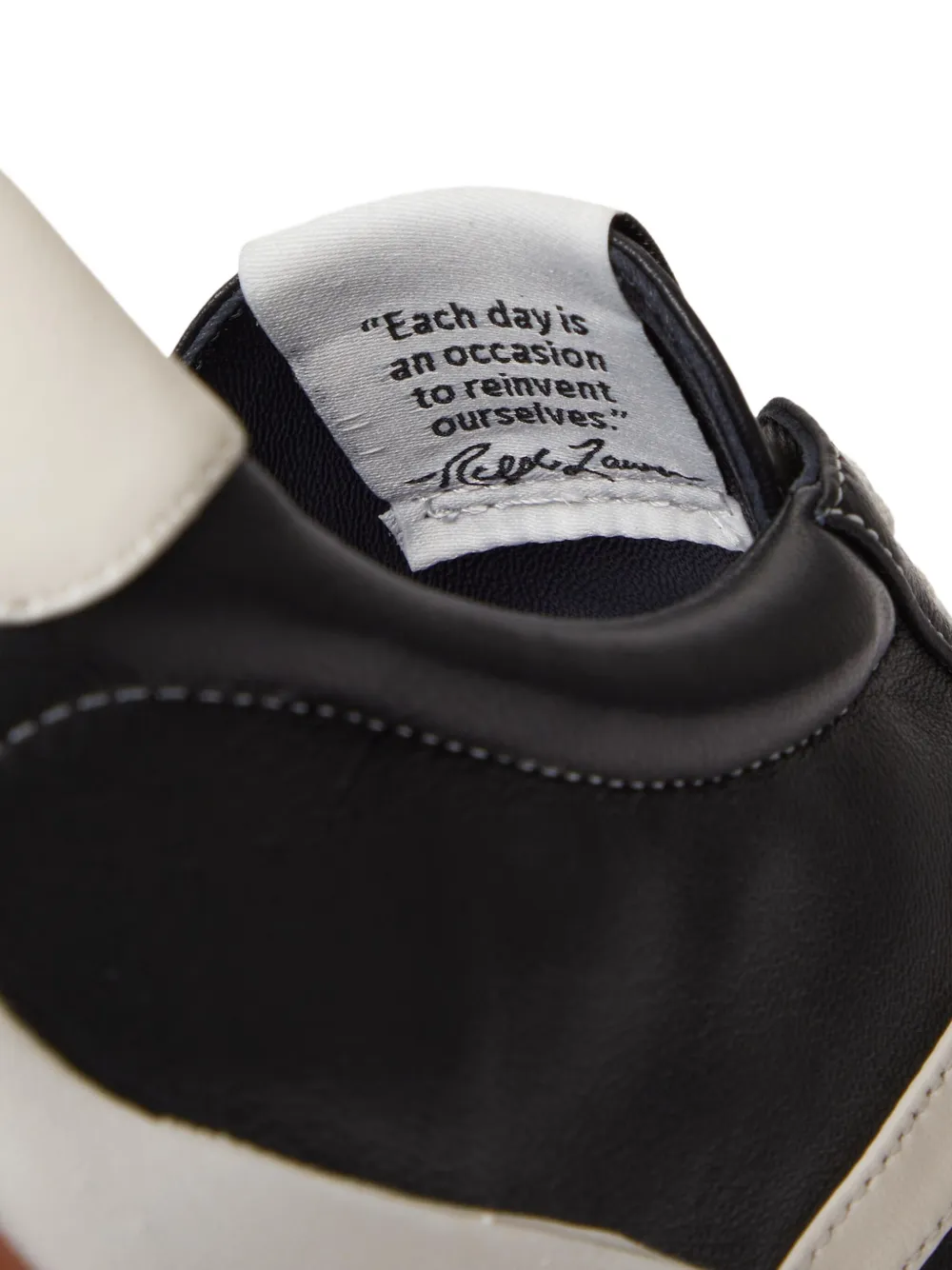 Polo Ralph Lauren Leren sneakers Zwart