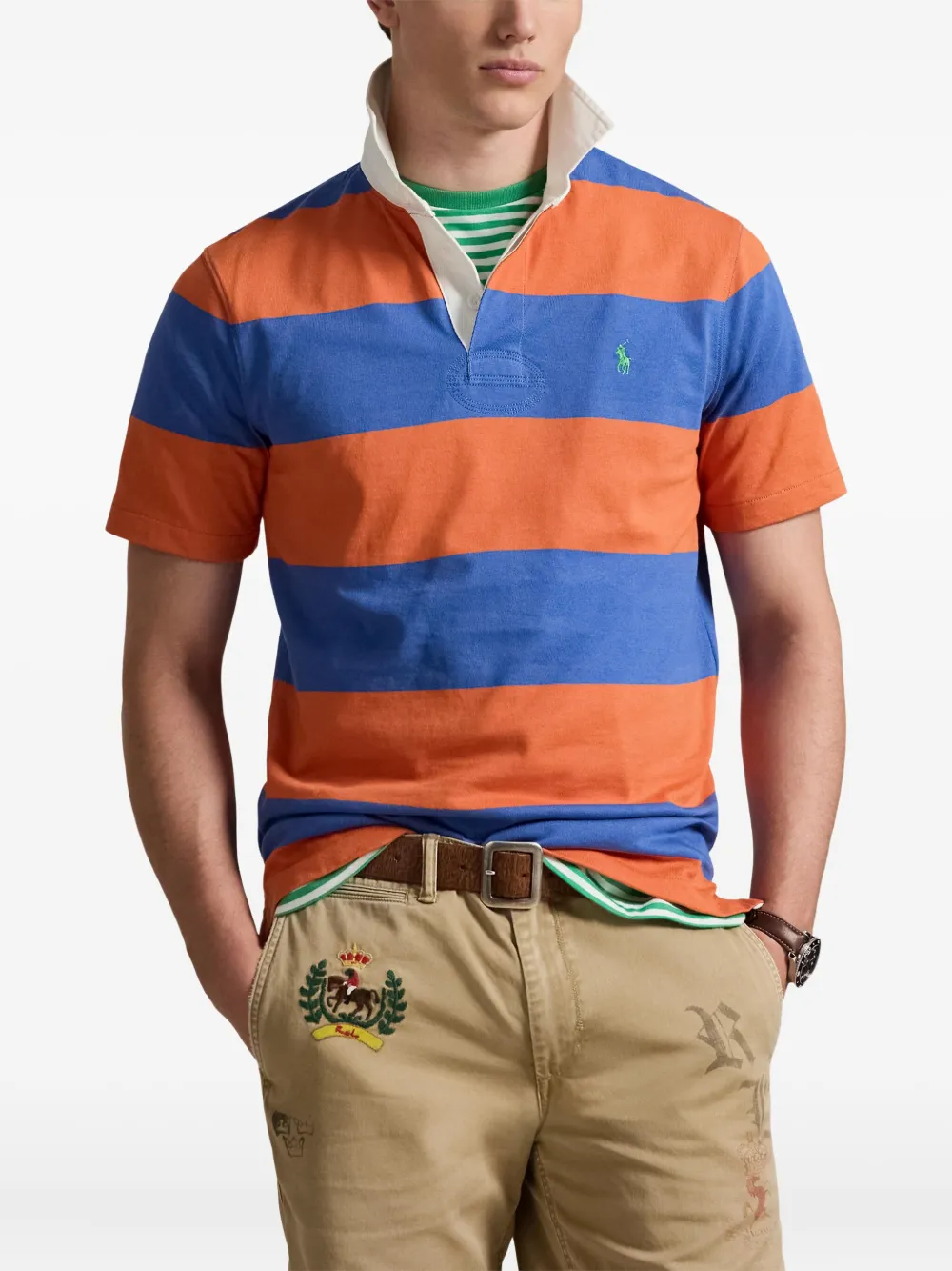 Polo Ralph Lauren Gestreept poloshirt Oranje