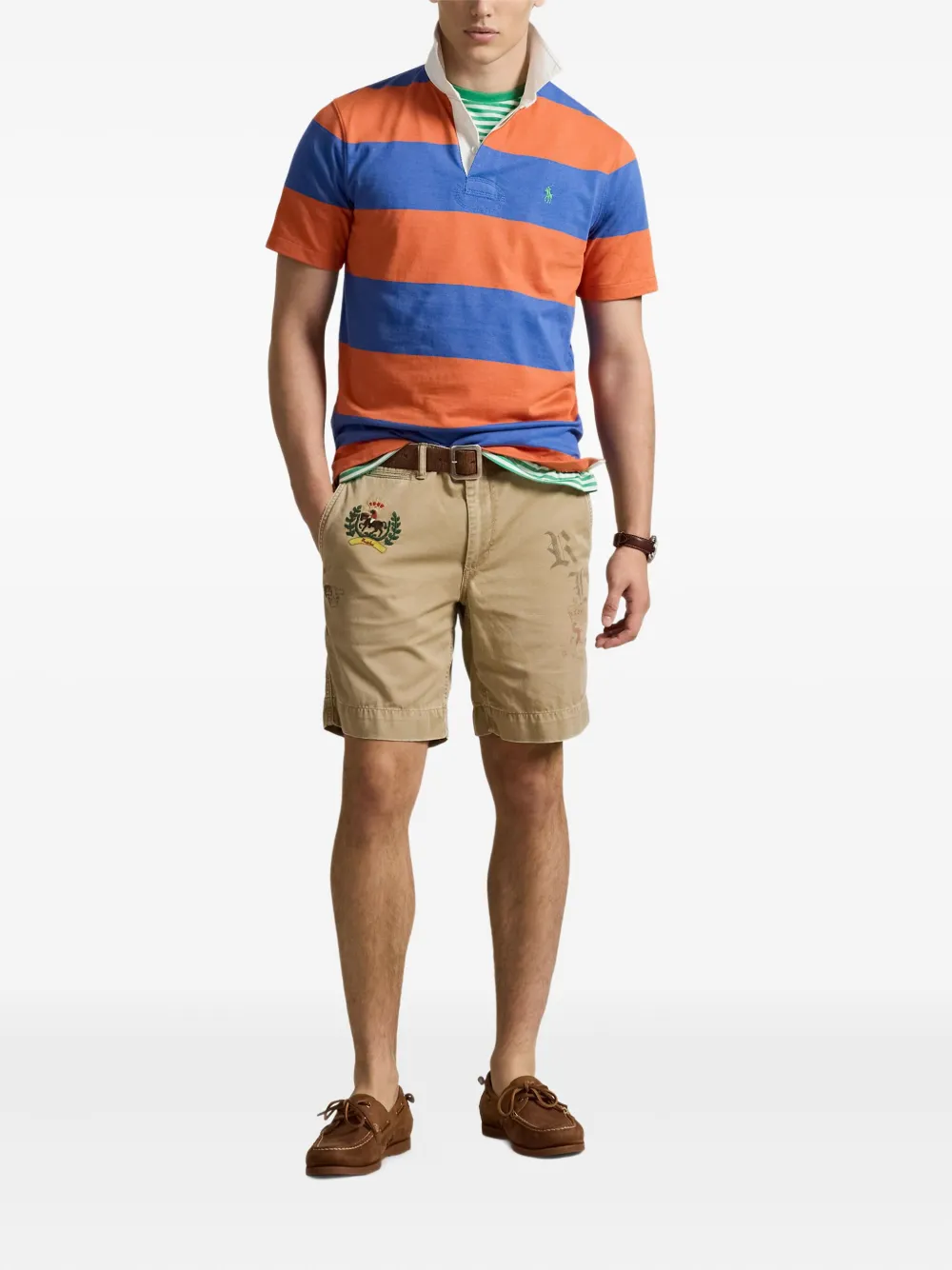 Polo Ralph Lauren Gestreept poloshirt Oranje