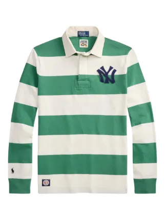 Polo Ralph Lauren x Yankees Rugby Shirt | Green | FARFETCH CA