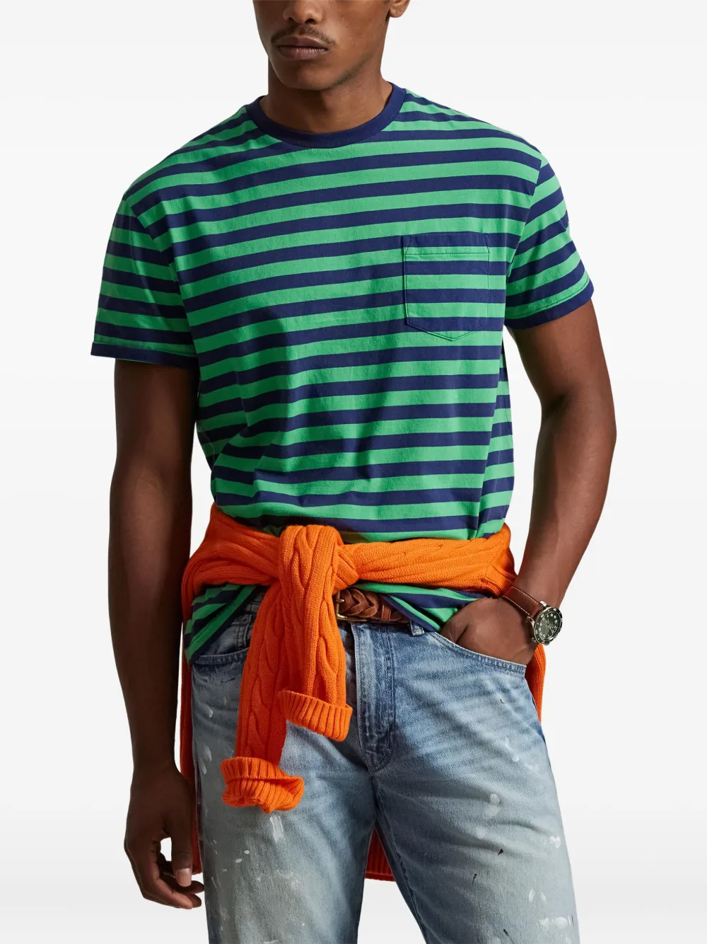 Polo Ralph Lauren Gestreept T-shirt Groen