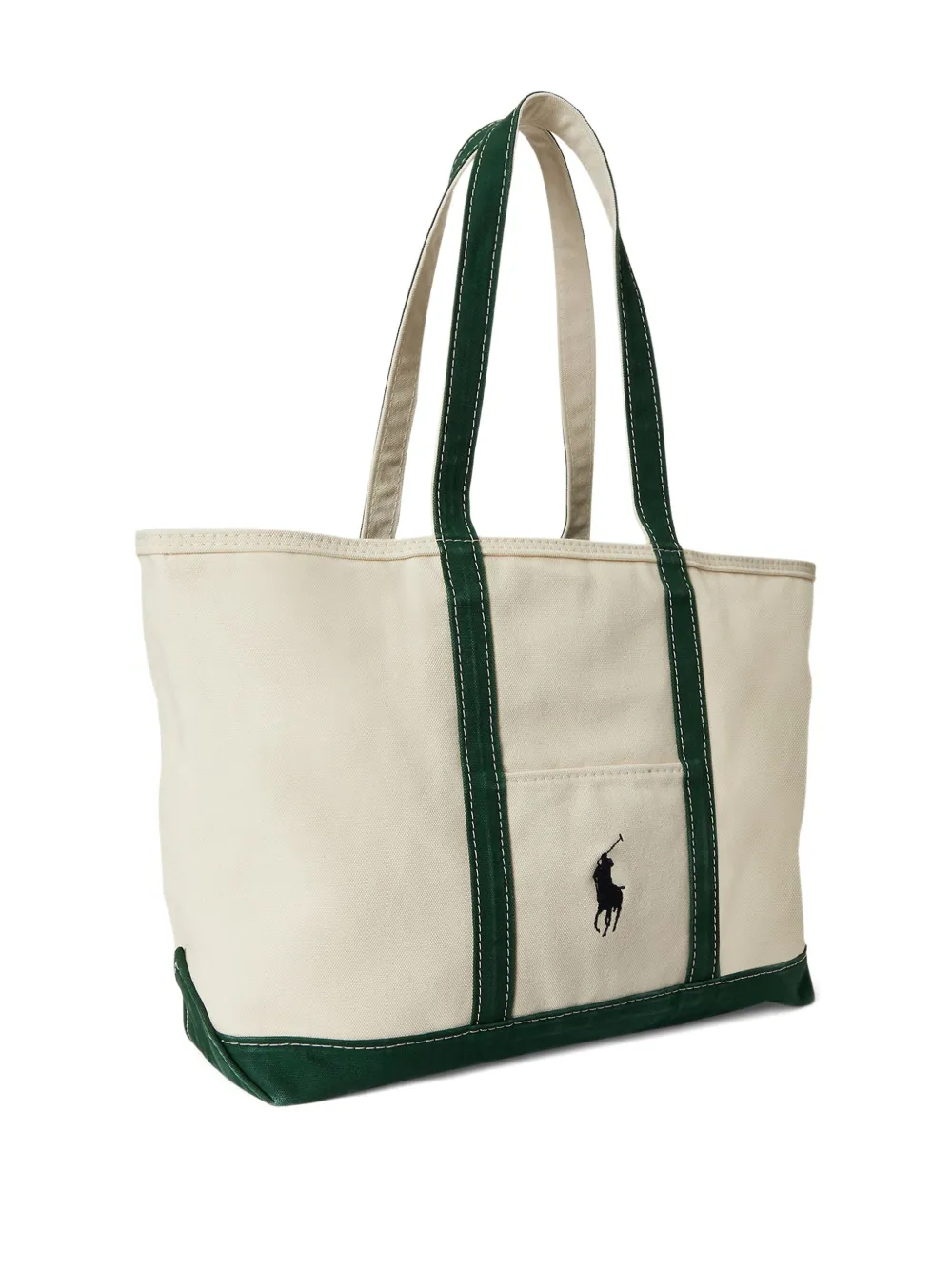 Polo Ralph Lauren Big Pony shopper met geborduurd logo Beige
