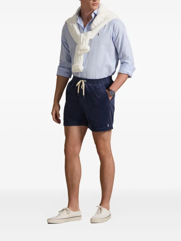 ポロ ラルフローレン コーデュロイ ショートパンツ M ブルー Polo Ralph Lauren コーデュロイ ショートパンツ | ブルー | FARFETCH JP