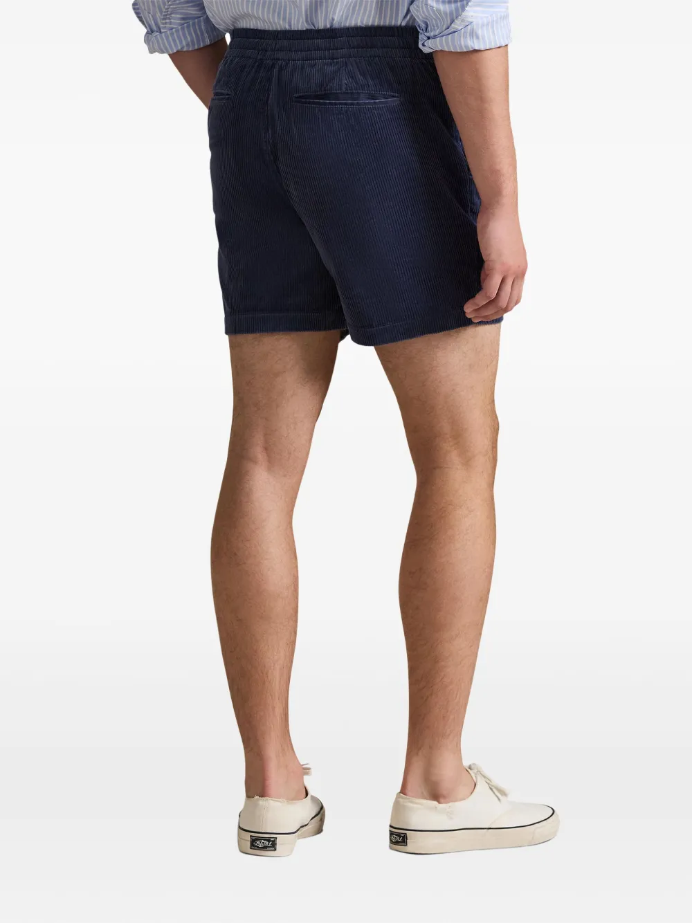 Polo Ralph Lauren Ribfluwelen shorts Blauw