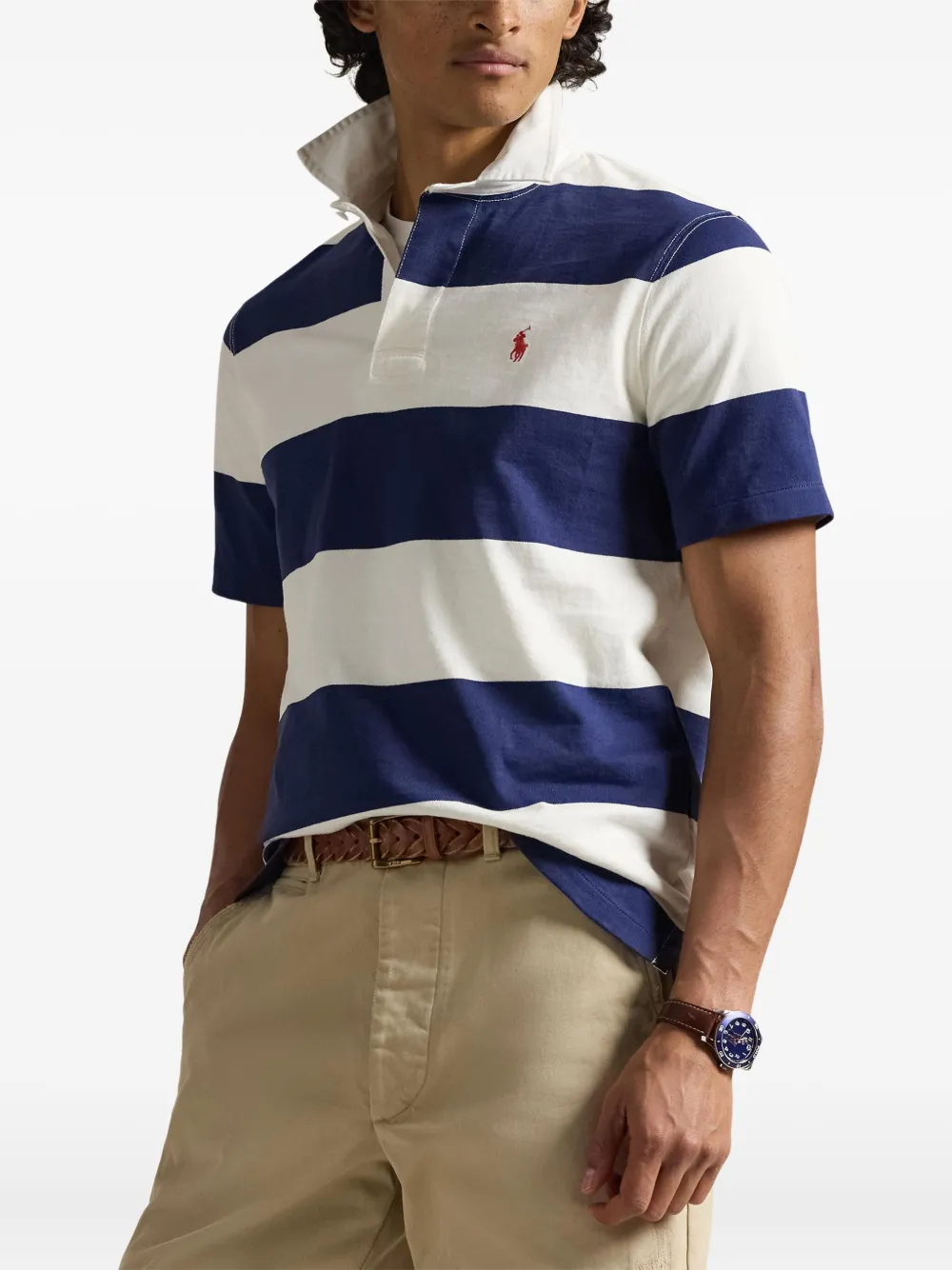 Polo Ralph Lauren Gestreept poloshirt Blauw