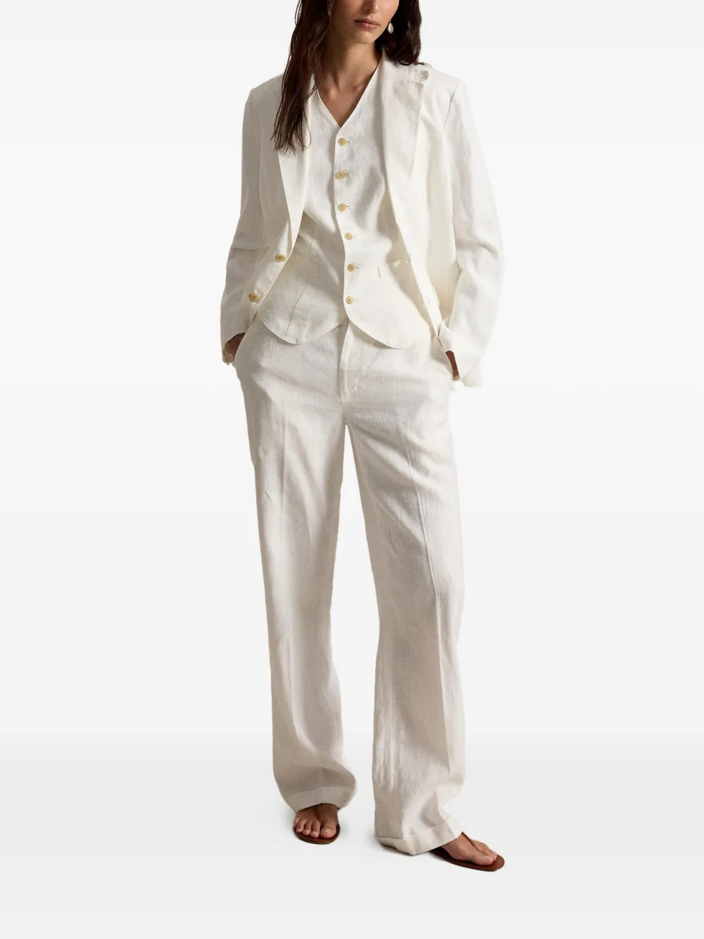 Polo Ralph Lauren Straight broek Wit