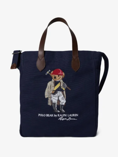 Polo Ralph Lauren Polo Bear canvas tote bag
