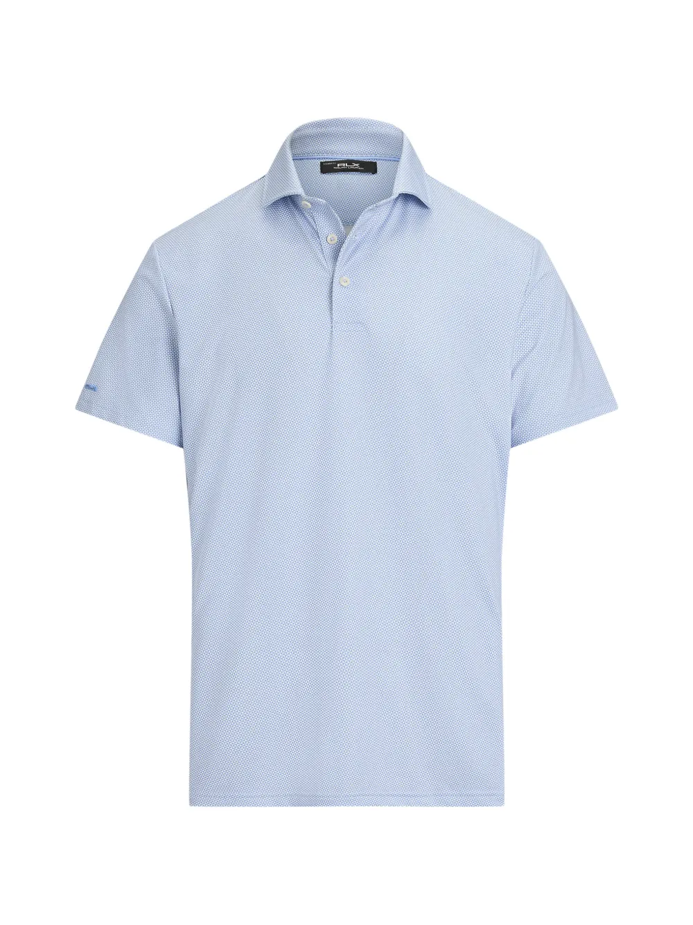 RLX Ralph Lauren patterned short-sleeved polo shirt - Blu