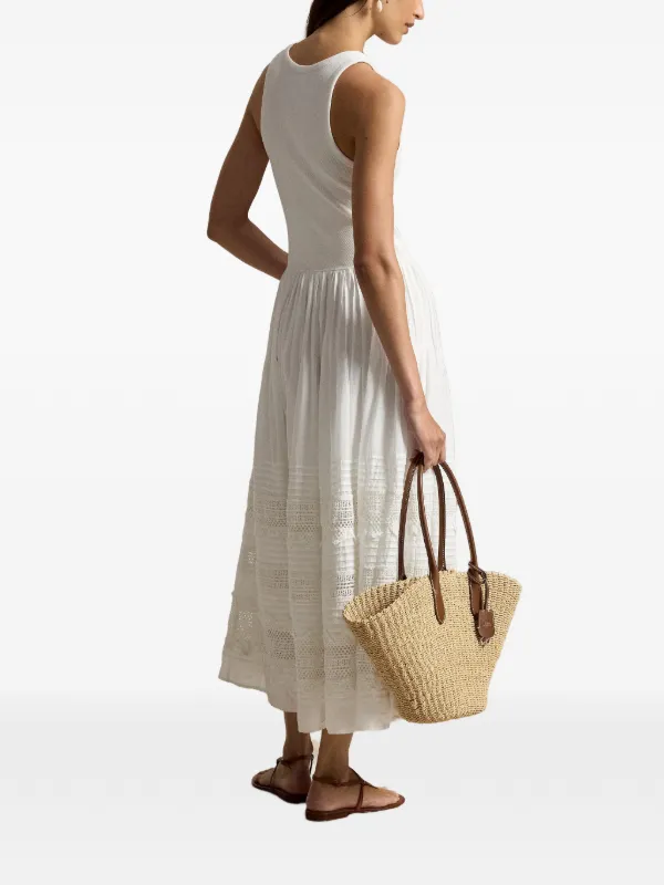 Polo Ralph Lauren Sleeveless Lace Dress | White | FARFETCH Polo Ralph Lauren Sleeveless Lace Dress | White | FARFETCH