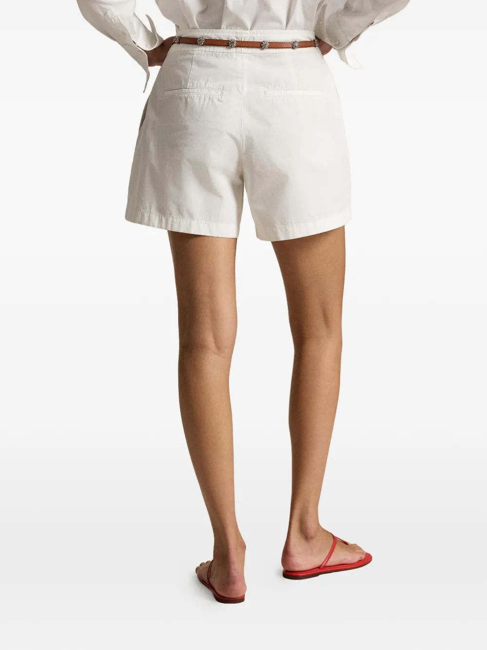 Polo Ralph Lauren Shorts met plooien Wit
