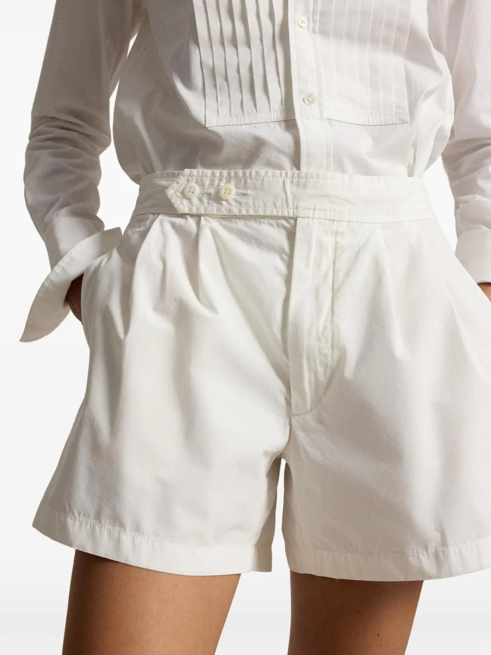 Polo Ralph Lauren Shorts met plooien Wit
