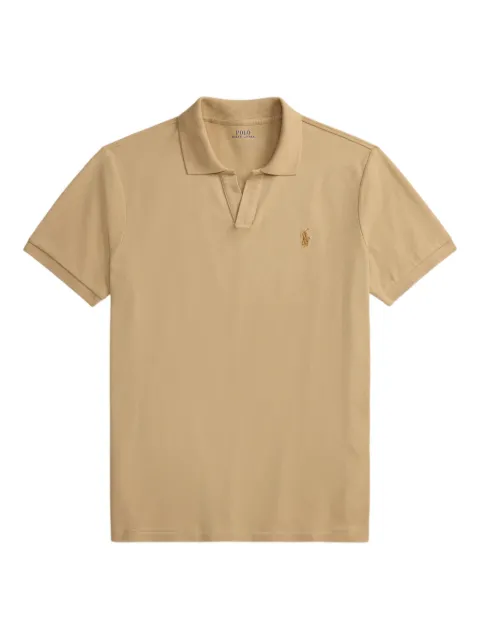 Polo Ralph Lauren Johnny-collar embroidered T-shirt
