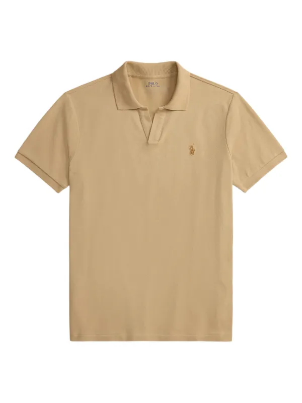 Polo Ralph Lauren Camisa Polo Com Logo Bordado | Marrom | FARFETCH BR
