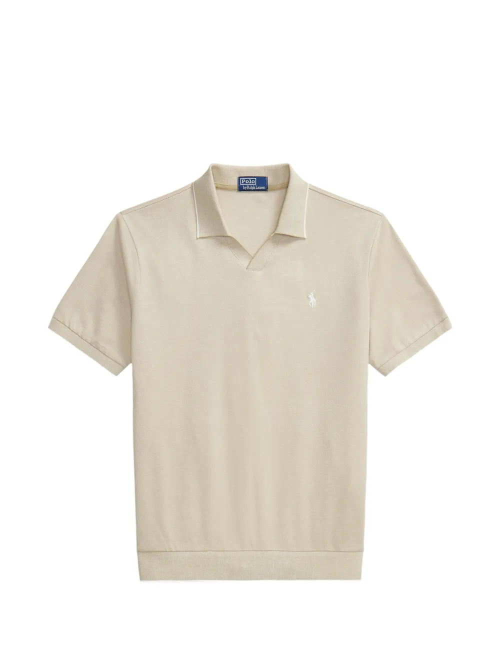 Polo Ralph Lauren jacquard mesh polo shirt - Nude
