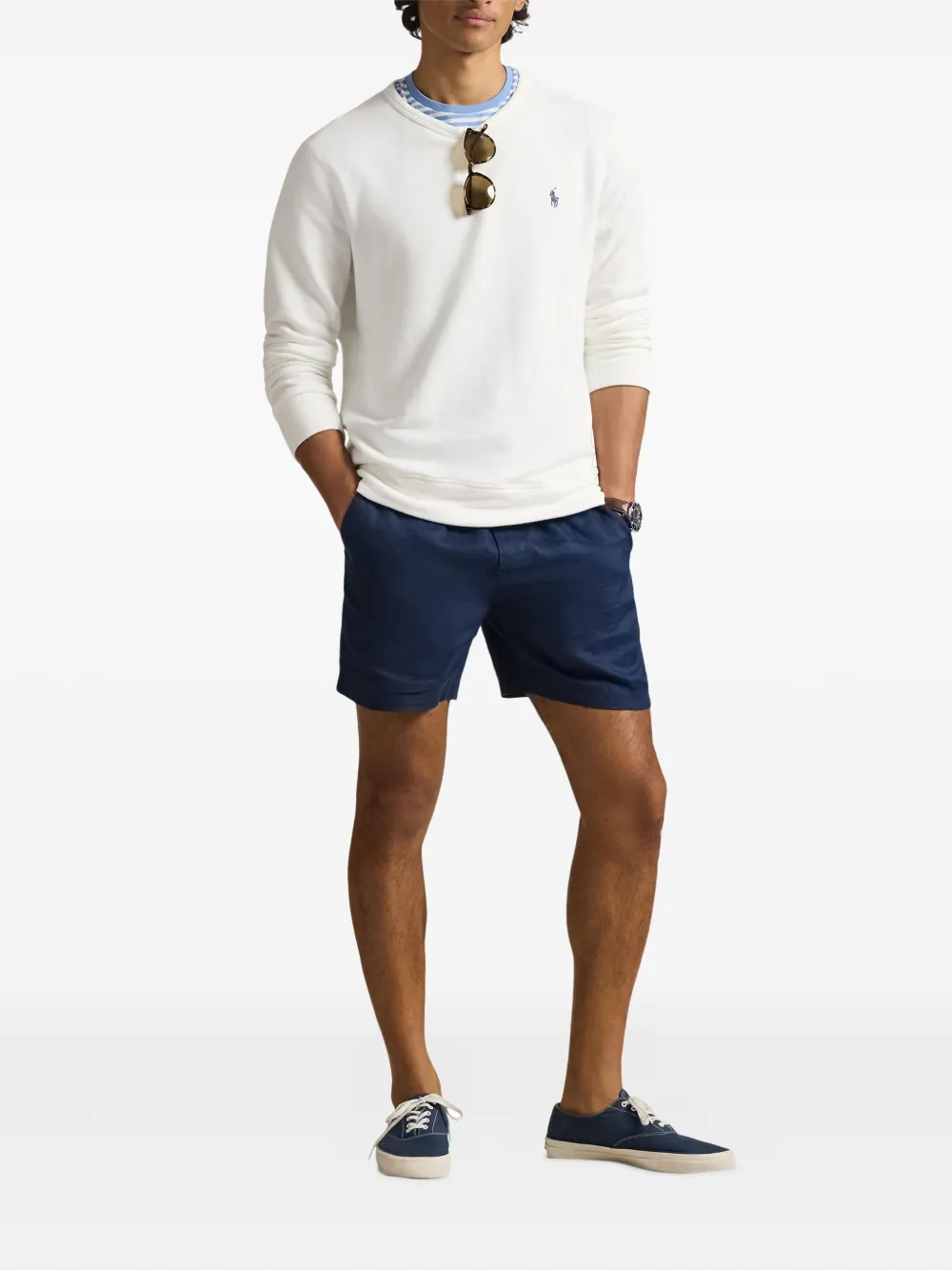 Polo Ralph Lauren Sweater met ronde hals Wit