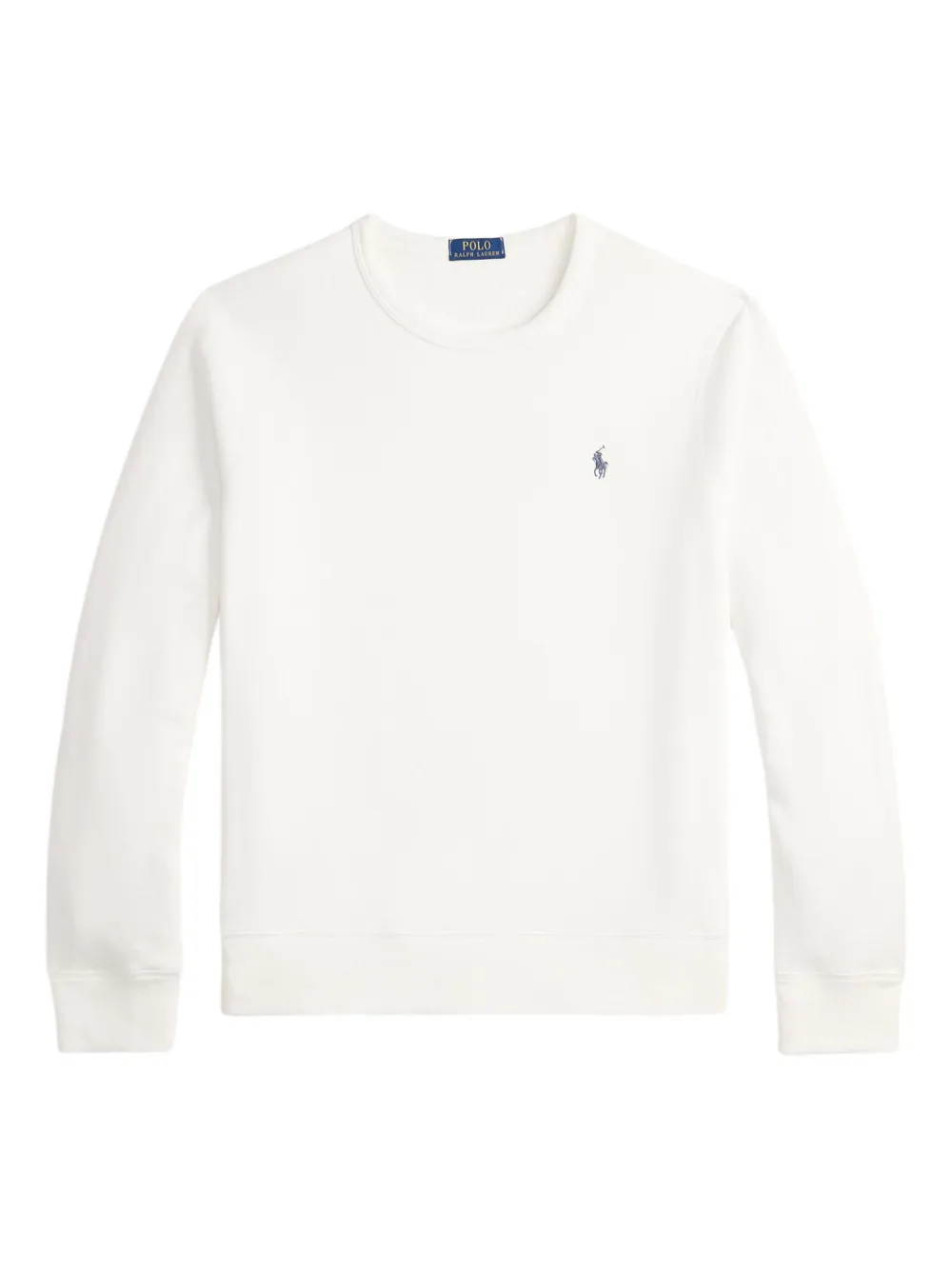 Polo Ralph Lauren Felpa girocollo con ricamo - Bianco