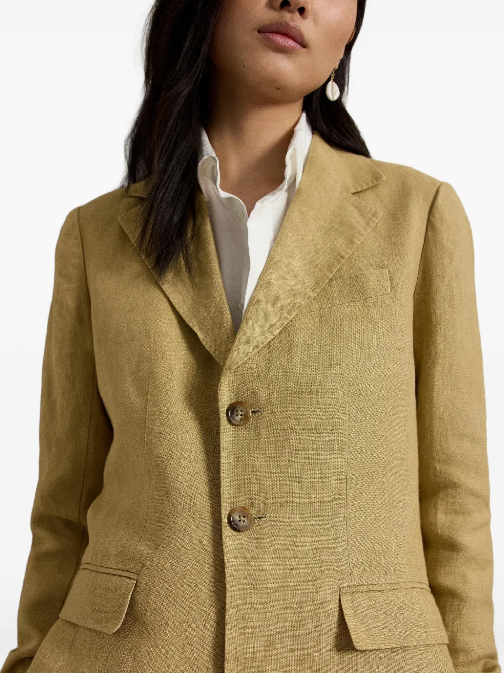 Polo Ralph Lauren Linnen blazer Beige