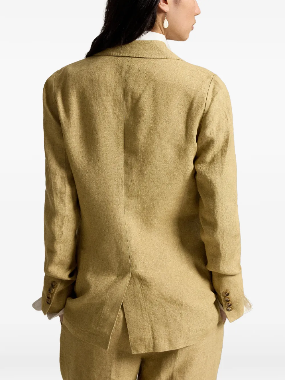 Polo Ralph Lauren Linnen blazer Beige