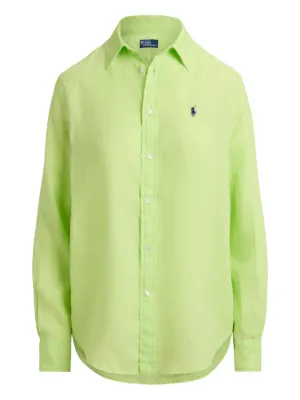 Polo Ralph Lauren ストライプ リネンシャツ | イエロー | FARFETCH JP