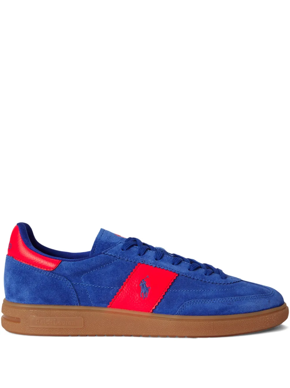 Polo Ralph Lauren Bedford PP Sk LT suède sneakers Blauw